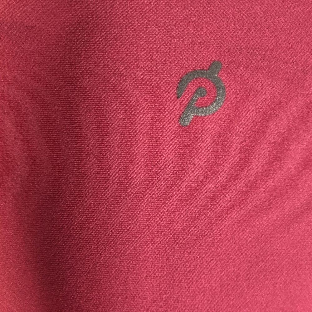 Peloton High Rise Ankle Leggings Size XL Pink Cross Over Waist Athletic Pant - Picture 8 of 9
